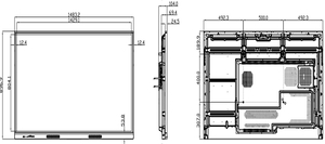 Màn Hình Tương Tác Thông Minh 65 inch Dalite DA65LED-V1