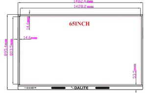 MÀN HÌNH TƯƠNG TÁC THÔNG MINH DALITE  IB65LED-SP1