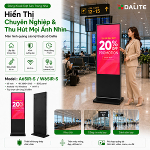 Màn hình quảng cáo standee điện tử 65 inch 4k Dalite A65IR-S